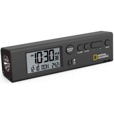 Non communiqué Réveil avec horaires pour 62 Villes dans Le Monde Entier, Fonction Lampe de Poche et thermomètre intégré noir National Geographic noir - Publicité Non communiqué Réveil avec horaires pour 62 Villes dans Le Monde Entier, Fonction Lampe de Poche et thermomètre intégré noir National Geographic noir - Publicité