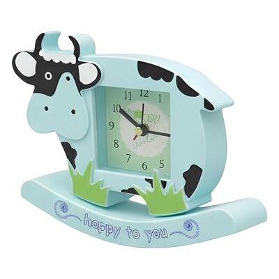 Non communiqué Réveil Analogique pour Enfant en Forme de Vache Modèle Happy to You Bleu Bleu - Publicité Non communiqué Réveil Analogique pour Enfant en Forme de Vache Modèle Happy to You Bleu Bleu - Publicité