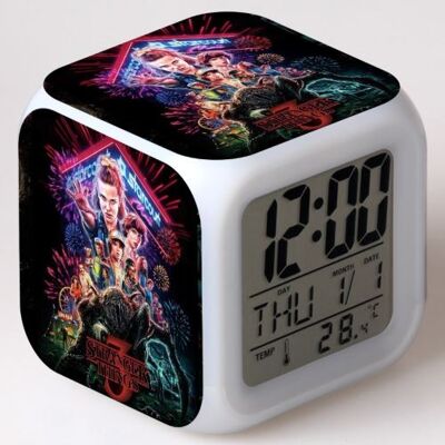 Stack Réveil enfant LED Multifonctionnel Coloré - Stranger Things 3 #1 Multicolore - Publicité Stack Réveil enfant LED Multifonctionnel Coloré - Stranger Things 3 #1 Multicolore - Publicité