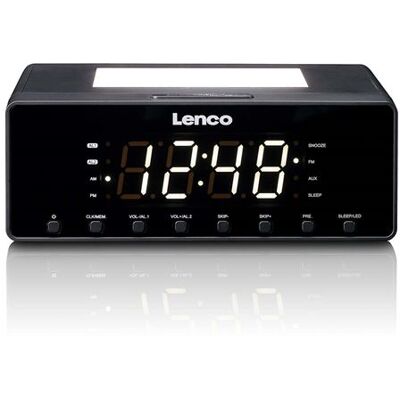 Lenco CR-540BK - Réveil radio - Publicité Lenco CR-540BK - Réveil radio - Publicité