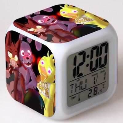 Stack Réveil enfant LED Multifonctionnel Coloré - Five Nights at Freddy's #53 Multicolore - Publicité Stack Réveil enfant LED Multifonctionnel Coloré - Five Nights at Freddy's #53 Multicolore - Publicité
