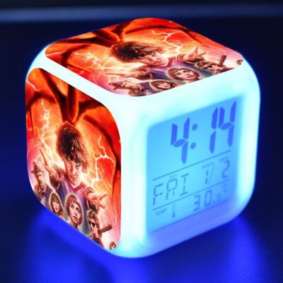 Stack Réveil enfant LED Multifonctionnel Coloré - Stranger Things2 #5 Multicolore - Publicité Stack Réveil enfant LED Multifonctionnel Coloré - Stranger Things2 #5 Multicolore - Publicité