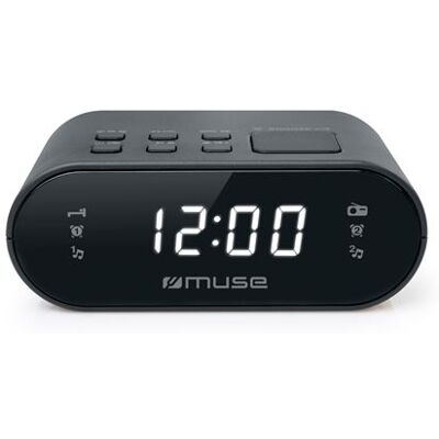 Radio-réveil Muse M-10 CR Noir Noir - Publicité Radio-réveil Muse M-10 CR Noir Noir - Publicité