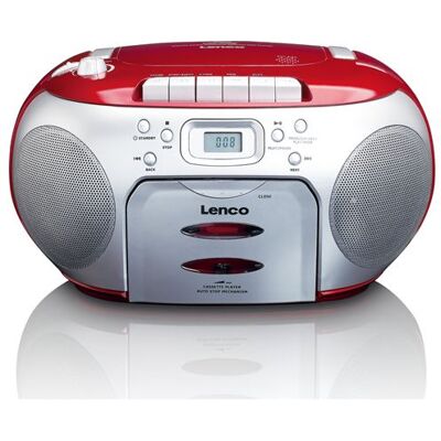 Non communiqué Mini chaine HIFI radio FM portable lecteur CD-CASSETTE rouge gris lenco Gris - Publicité Non communiqué Mini chaine HIFI radio FM portable lecteur CD-CASSETTE rouge gris lenco Gris - Publicité