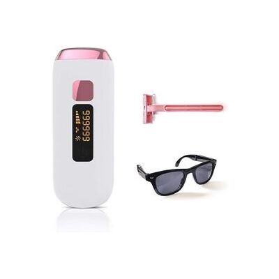 Non communiqué Épilateur ipl , 999999 flashs d'épilation laser permanente (rose) - Publicité Non communiqué Épilateur ipl , 999999 flashs d'épilation laser permanente (rose) - Publicité