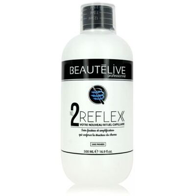 Non communiqué Phase N°2 Soin fixateur et amplificateur Reflex 500ml Beautélive - Publicité Non communiqué Phase N°2 Soin fixateur et amplificateur Reflex 500ml Beautélive - Publicité