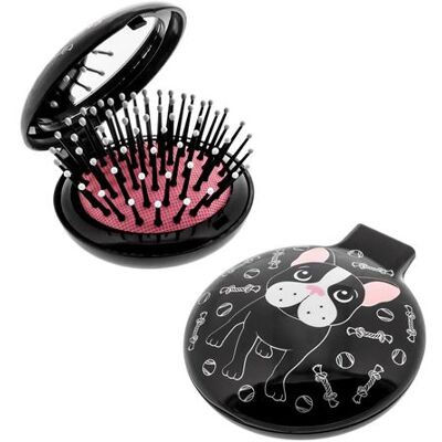 Non communiqué Brosse à cheveux miroir 2 en 1 - Lady Retro Enfants Bulldog - Pylones 3 - Publicité Non communiqué Brosse à cheveux miroir 2 en 1 - Lady Retro Enfants Bulldog - Pylones 3 - Publicité