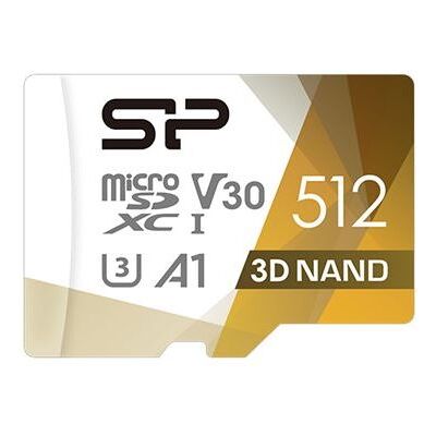 Non communiqué SILICON POWER Superior Pro - Carte mémoire flash (adaptateur microSDXC vers SD inclus(e)) - 512 Go - A1 / Video Class V30 / UHS-I U3 / Class10 - microSDXC UHS-I - coloré Coloré - Publicité Non communiqué SILICON POWER Superior Pro - Carte mémoire flash (adaptateur microSDXC vers SD inclus(e)) - 512 Go - A1 / Video Class V30 / UHS-I U3 / Class10 - microSDXC UHS-I - coloré Coloré - Publicité