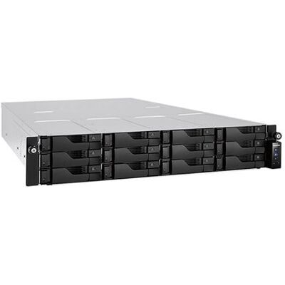 ASUSTOR Lockerstor 12RD AS6512RD - Serveur NAS - 12 Baies - rack-montable - SATA 6Gb/s - RAID 0, 1, 5, 6, 10, JBOD - RAM 8 Go - Gigabit Ethernet / 2.5 Gigabit Ethernet - iSCSI support - 2U - avec kit de rail - Publicité ASUSTOR Lockerstor 12RD AS6512RD - Serveur NAS - 12 Baies - rack-montable - SATA 6Gb/s - RAID 0, 1, 5, 6, 10, JBOD - RAM 8 Go - Gigabit Ethernet / 2.5 Gigabit Ethernet - iSCSI support - 2U - avec kit de rail - Publicité