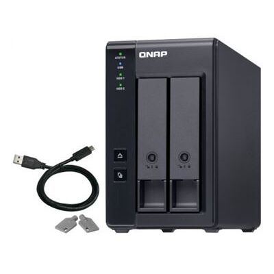 Stockage en Réseau NAS Qnap TR-002 Noir Noir - Publicité Stockage en Réseau NAS Qnap TR-002 Noir Noir - Publicité