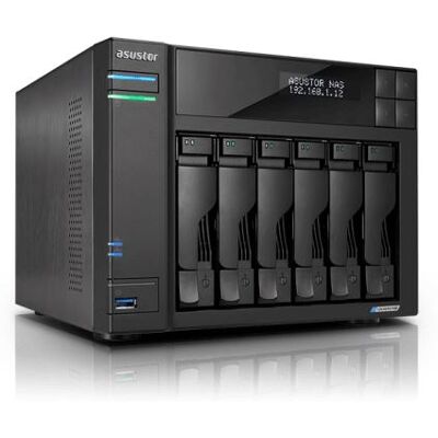 ASUSTOR Lockerstor 6 Gen2 AS6706T - Serveur NAS - 6 Baies - SATA 6Gb/s - RAID 0, 1, 5, 6, 10, JBOD - RAM 8 Go - 2.5 Gigabit Ethernet - iSCSI support Lockerstor Gen2 - Publicité ASUSTOR Lockerstor 6 Gen2 AS6706T - Serveur NAS - 6 Baies - SATA 6Gb/s - RAID 0, 1, 5, 6, 10, JBOD - RAM 8 Go - 2.5 Gigabit Ethernet - iSCSI support Lockerstor Gen2 - Publicité