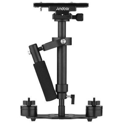 Andoer S40 Pro 40Cm Vidéo Stabilisateur Alliage D'Aluminium - Base De Serrage Pour Dslr Caméra Max Charge 2Kg noir - Publicité Andoer S40 Pro 40Cm Vidéo Stabilisateur Alliage D'Aluminium - Base De Serrage Pour Dslr Caméra Max Charge 2Kg noir - Publicité
