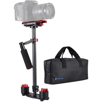Stabilisateur portable PULUZ en fibre de carbone pour vidéo et caméscopes numériques SLR et DV - Publicité Stabilisateur portable PULUZ en fibre de carbone pour vidéo et caméscopes numériques SLR et DV - Publicité