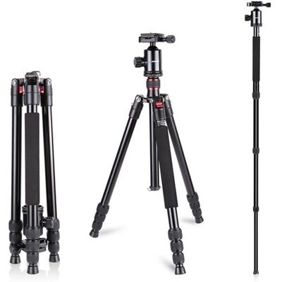 Neewer - 64in Aluminum Tripod - 360° Tête - Tripod - Publicité Neewer - 64in Aluminum Tripod - 360° Tête - Tripod - Publicité