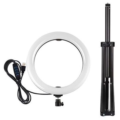 Non communiqué Lumière de remplissage d'anneau PULUZ 10.2 pouces, RGB dimmable, avec trépied rotatif à 360 degrés - Publicité Non communiqué Lumière de remplissage d'anneau PULUZ 10.2 pouces, RGB dimmable, avec trépied rotatif à 360 degrés - Publicité