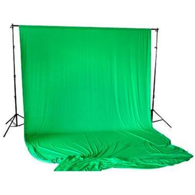 Bresser - BR-D23 - 3x6m - Vert chroma - Background stand - Publicité Bresser - BR-D23 - 3x6m - Vert chroma - Background stand - Publicité