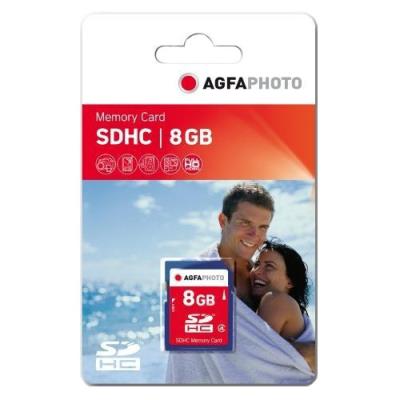 AgfaPhoto - Carte mémoire flash - 8 Go - Class 4 - SDHC - Publicité AgfaPhoto - Carte mémoire flash - 8 Go - Class 4 - SDHC - Publicité