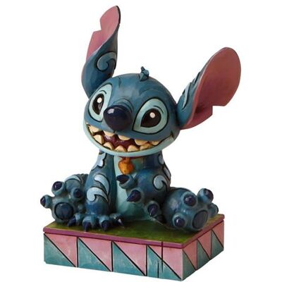 Statuette Disney Lilo & Stitch Traditions Stitch Assis et Souriant - Publicité Statuette Disney Lilo & Stitch Traditions Stitch Assis et Souriant - Publicité