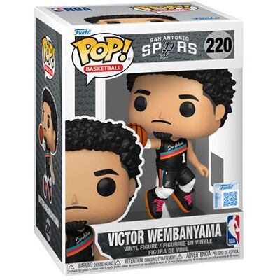 Figurine Funko Pop Basketball San Antonio Spurs Victor Wembanyama - Publicité Figurine Funko Pop Basketball San Antonio Spurs Victor Wembanyama - Publicité