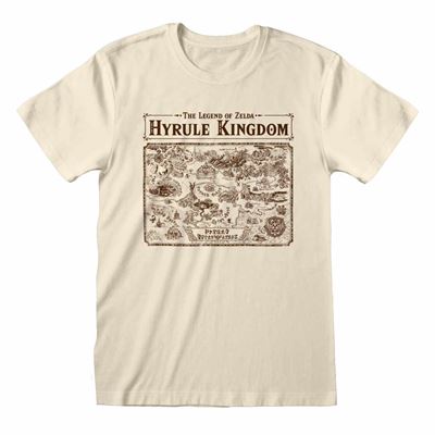 FASHION UK/HEROS INC - Produits Dérivés Vidéo T-Shirt The Legend Of Zelda Map Of Hyrule - Publicité FASHION UK/HEROS INC - Produits Dérivés Vidéo T-Shirt The Legend Of Zelda Map Of Hyrule - Publicité