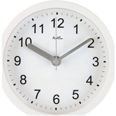 Horloge Murale AMS F5927 - Radio-pilotée, Quarz, Blanc - Publicité Horloge Murale AMS F5927 - Radio-pilotée, Quarz, Blanc - Publicité