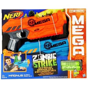 Nerf - pack 2 pistolets magnus mega zombie strike - Publicité Nerf - pack 2 pistolets magnus mega zombie strike - Publicité