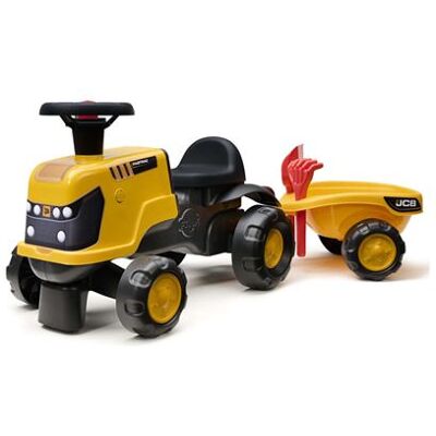 Non communiqué Porteur enfant tracteur JCB roues silencieuses avec remorque 1 à 3 ans - Falk - Publicité Non communiqué Porteur enfant tracteur JCB roues silencieuses avec remorque 1 à 3 ans - Falk - Publicité