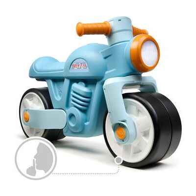 Non communiqué Draisienne vintage Moto bleue avec larges roues silencieuses 1 à 3 ans - Falk - Publicité Non communiqué Draisienne vintage Moto bleue avec larges roues silencieuses 1 à 3 ans - Falk - Publicité