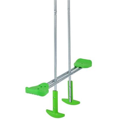 Non communiqué Balançoire vis-à-vis 2 enfants pour portique bois - poutre ronde D10 cm - vert gris - Publicité Non communiqué Balançoire vis-à-vis 2 enfants pour portique bois - poutre ronde D10 cm - vert gris - Publicité