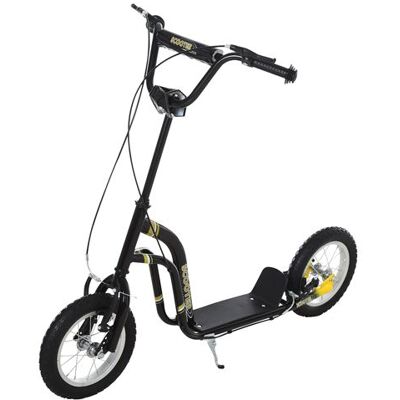 Non communiqué Trottinette Patinette pour Enfants Plus de 5 Ans Grands Pneus Guidon Réglable 2 Freins Contrôlés par Poignée Béquille Latérale 120 x 58 x 85-95 cm Noir Noir - Publicité Non communiqué Trottinette Patinette pour Enfants Plus de 5 Ans Grands Pneus Guidon Réglable 2 Freins Contrôlés par Poignée Béquille Latérale 120 x 58 x 85-95 cm Noir Noir - Publicité