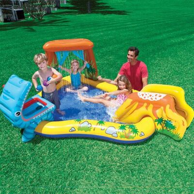 Non communiqué Intex Piscine gonflable Dinosaur Play Center 249x191x109 cm 57444NP, centre de jeux de piscine - Publicité Non communiqué Intex Piscine gonflable Dinosaur Play Center 249x191x109 cm 57444NP, centre de jeux de piscine - Publicité