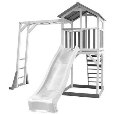 Non communiqué AXI Structure de jeu Beach Tower Blanc Gris avec cadre escalade et toboggan Blanc Gris - Publicité Non communiqué AXI Structure de jeu Beach Tower Blanc Gris avec cadre escalade et toboggan Blanc Gris - Publicité