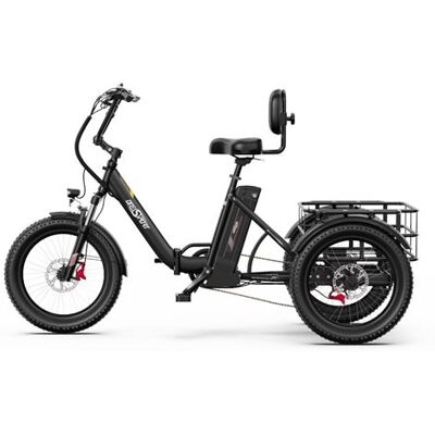 Non communiqué Tricycle cargo électrique ONESPORT OT30 Pro, 25 km/h, noir - Publicité Non communiqué Tricycle cargo électrique ONESPORT OT30 Pro, 25 km/h, noir - Publicité