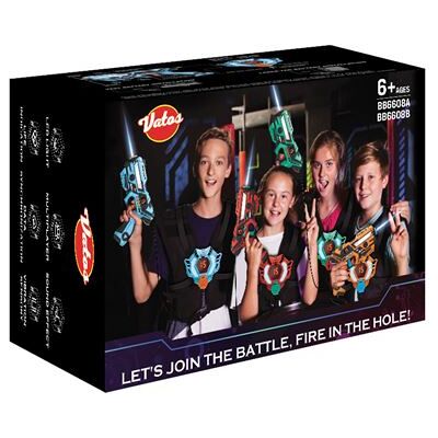 Non communiqué Set de Pistolets Laser Rechargeables Vatos – 4 Joueurs, 4 Modes de Tir, Synchronisation en Temps Réel, Pour Enfants, Adolescents et Adultes, Intérieur/Extérieur - Publicité Non communiqué Set de Pistolets Laser Rechargeables Vatos – 4 Joueurs, 4 Modes de Tir, Synchronisation en Temps Réel, Pour Enfants, Adolescents et Adultes, Intérieur/Extérieur - Publicité