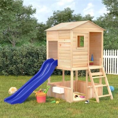 Ensemble de Jeu en Bois VIDAXL pour Enfants - Marron - Exterieur - Publicité Ensemble de Jeu en Bois VIDAXL pour Enfants - Marron - Exterieur - Publicité