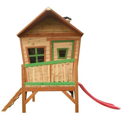 Axi Cabane enfant IRIS en cèdre vernis naturel - Maison de jardin Brun - Publicité Axi Cabane enfant IRIS en cèdre vernis naturel - Maison de jardin Brun - Publicité
