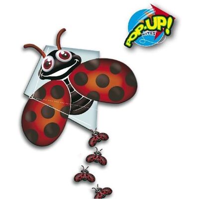 RHOMBUS Cerf-volant Lady Bug Pop-Up Pop-Up - Publicité RHOMBUS Cerf-volant Lady Bug Pop-Up Pop-Up - Publicité