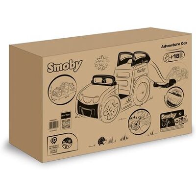 Voiture aventure Smoby - Maison de jeu & véhicule - Publicité Voiture aventure Smoby - Maison de jeu & véhicule - Publicité