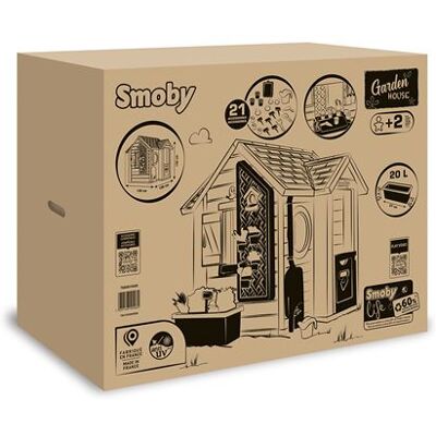 Maison de jeu Smoby 810408 - Maison de jardin colorée pour enfants - Publicité Maison de jeu Smoby 810408 - Maison de jardin colorée pour enfants - Publicité