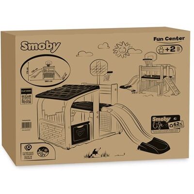Smoby 7600840206 - Ensemble de jeux Fun Center - Publicité Smoby 7600840206 - Ensemble de jeux Fun Center - Publicité