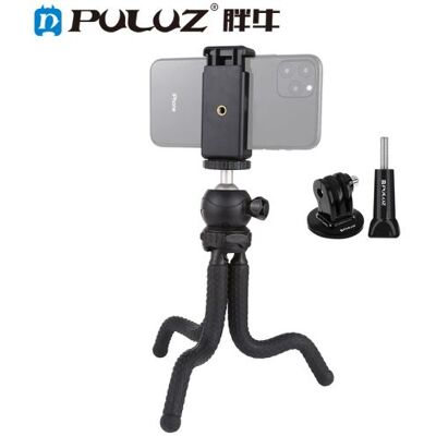 Support de trépied PULUZ Mini Octopus flexible pour appareils photo réflexe, GoPro, téléphone portable - Publicité Support de trépied PULUZ Mini Octopus flexible pour appareils photo réflexe, GoPro, téléphone portable - Publicité