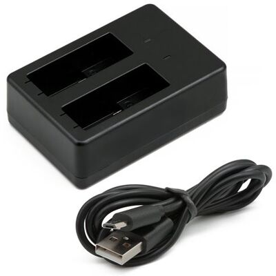 Qumox chargeur dual canaux pour GoPro HERO 5 HERO5 AHDBT-501 U alimenté par câble USB - Publicité Qumox chargeur dual canaux pour GoPro HERO 5 HERO5 AHDBT-501 U alimenté par câble USB - Publicité