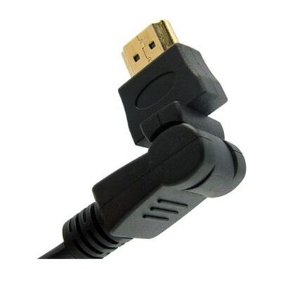 cables hdmi KIMEX 060-5015 Câble HDMI articulé Mâle/Mâle, Version 1.4 Longueur 1,5m Noir - Publicité cables hdmi KIMEX 060-5015 Câble HDMI articulé Mâle/Mâle, Version 1.4 Longueur 1,5m Noir - Publicité