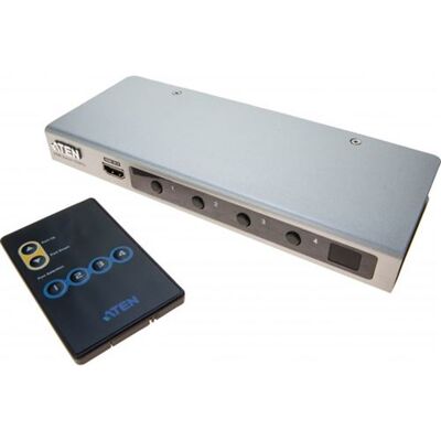 Aten technology ATEN Commutateur hdmi 4 entrées 3d 4k vs481b - Publicité Aten technology ATEN Commutateur hdmi 4 entrées 3d 4k vs481b - Publicité