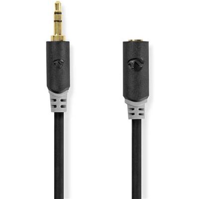Non communiqué Câble Audio Stéréo 3,5 mm Mâle - 3,5 mm Femelle 1,0 m Anthracite - Publicité Non communiqué Câble Audio Stéréo 3,5 mm Mâle - 3,5 mm Femelle 1,0 m Anthracite - Publicité