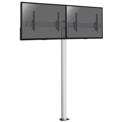 Non communiqué supports pro modular sol KIMEX 031-1223K3 Support sur pied pour 2 écrans TV 50'' - 55'' - Hauteur 240cm - A visser - Inclinable Noir - Publicité Non communiqué supports pro modular sol KIMEX 031-1223K3 Support sur pied pour 2 écrans TV 50'' - 55'' - Hauteur 240cm - A visser - Inclinable Noir - Publicité