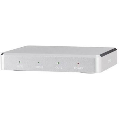 Spliter HDMI SpeaKa - 2 Ports Ultra HD 3840x2160 - Aluminium - Publicité Spliter HDMI SpeaKa - 2 Ports Ultra HD 3840x2160 - Aluminium - Publicité