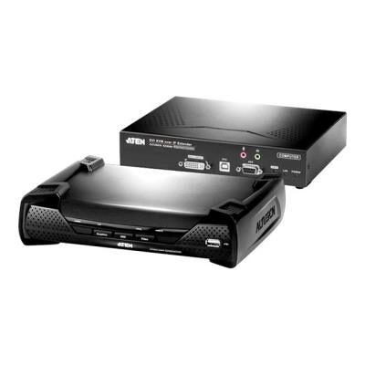 Aten ALTUSEN DVI KVM Over IP Extender KE6900 (Transmitter and Receiver) - rallonge écran-clavier-souris/audio/série/USB - Publicité Aten ALTUSEN DVI KVM Over IP Extender KE6900 (Transmitter and Receiver) - rallonge écran-clavier-souris/audio/série/USB - Publicité