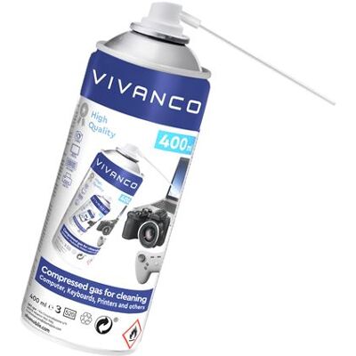 Vivanco Spray a air comprime, 400ml - Publicité Vivanco Spray a air comprime, 400ml - Publicité