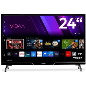 Non communiqué TV LED 24“ (60 cm) – MEDION MD824101 – HD Ready 1366x768 – HDR – Smart-TV – 2xHDMI - 1xUSB – WiFi noir - Publicité Non communiqué TV LED 24“ (60 cm) – MEDION MD824101 – HD Ready 1366x768 – HDR – Smart-TV – 2xHDMI - 1xUSB – WiFi noir - Publicité